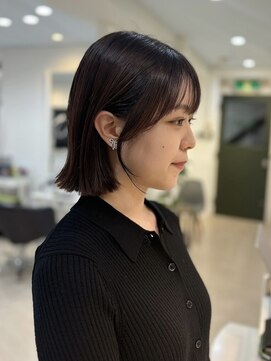 リブレ(LIBRE+hp) 【恵比寿LIBRE】切りっぱなしボブ×おくれ毛レイヤー