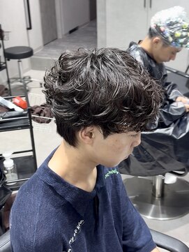 テクト バイアッシュ 吉祥寺店(Tect by Ash) ルーズパーマシャドウパーマ刈り上げなしマッシュツーブロック