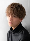 マッシュ/スパイラルパーマ/メンズ/ツイスパ/波巻きパーマ