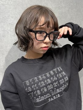 くすみカラー/赤み消しカラー/オリーブグレージュ