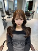 心斎橋/着物ヘア/大人ガーリー/ダークアッシュ/似合わせカット