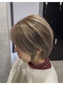 CIEL立川×木村優作 ショートバレイヤージュ