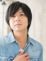 トニーアンドガイ メン 与野駅前店(TONI&GUY MEN)&nbsp;30代40代伸ばしかけ斜めバング刈り上げないメンズカットk与野