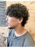 ショートウルフパーマ［magiyhair西部笑］