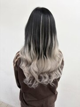 ルシア 京都四条河原町烏丸(LuciA) 【レミー100%/54cm】シールエクステ×バレイヤージュ