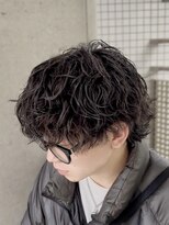 メルシー トータル ブランディング サロン(merci TOTAL BRANDING SALON)&nbsp;メンズシャドウパーマ　無造作パーママッシュウルフ