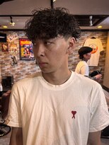グラッドマンズカットクラブ 立川(GLADMAN'S CUT CLUB) スペインカール風波巻きプードルパーマ立川メンズ