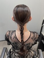 マーシュ(marshu) キレイめ編みおろしアレンジ
