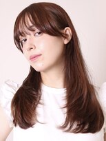 ヨファ ヘアー 芦屋店(YOFA hair)&nbsp;似合わせカット30代40代50代レイヤーロングミルクブラウン0805