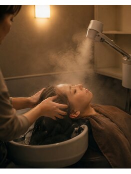 アエメゾン(ae maison)の写真/頭皮のコリをしっかりほぐすヘッドスパで身も心もほぐれます☆眼精疲労もケアして魅力UP!