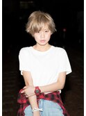  【MAULOA hair】　シンプル　ハイトーンショート！！