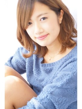 ヘアサロンエム 川越(HAIR SALON M) 【M/CUTE】大人かわいいナチュラルカールミディ