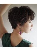 ナチュラル奥行きショート