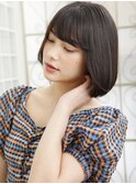 ツヤ感きれい、手触りUPボブ