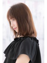 ミック ヘアアンドビューティー 大山店(miq  Hair&Beauty)&nbsp;シースルーバング☆小顔ワンカールストレート