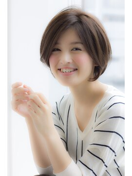 ラフ フロム ガーデン(Laf from GARDEN) 【寺尾拓巳】大人かわいいひし形ショートボブイルミナカラー小顔