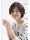 【寺尾拓巳】大人かわいいひし形ショートボブイルミナカラー小顔