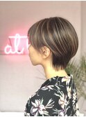【attee...hair&nail】ハンサムショート+ハイライトカラー☆