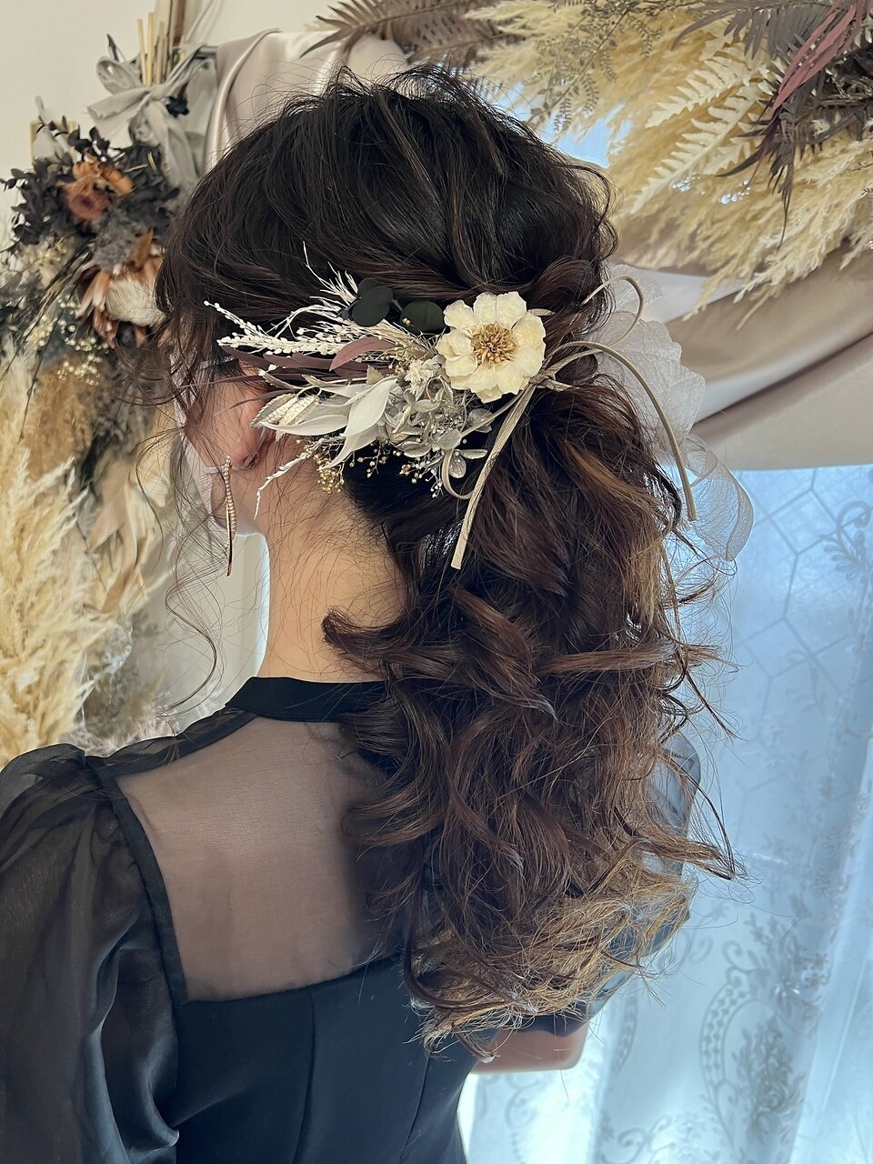 ポニーテール（大阪梅田茶屋町ヘアセット専門店Achieve m+