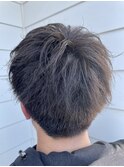 メンズショート×アッシュベージュ