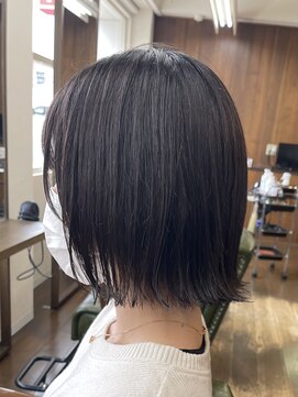 ヘアーサロン リバース(Hair Salon Rebirth) 【防府/Rebirth】切りっぱなしボブ