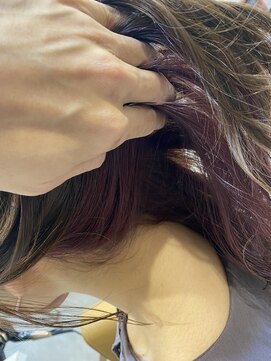 ヘアーサロン キー(Key) インナーバイオレット