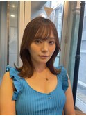 【西村　紗耶】大人可愛いこなれミディ
