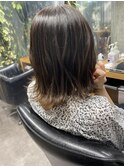 ナチュラルグラデーション_外ハネボブ
