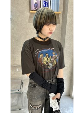 ムード タテマチ(mood tatemachi) アンブレラカラーブラック×ホワイトベージュ