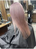 【甘めピンクのハイトーンカラー】