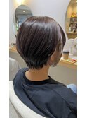 《緑橋/城東区/女性サロン》ショート×インナーカラー