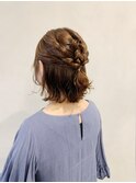 水引 金箔 成人式ヘア 卒業式ヘア 袴ヘア 振袖ヘア【津田沼】