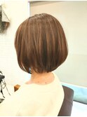 丸みショートボブ