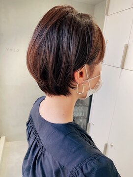ヴォロ 佐賀(VoLo) 切りっぱなしボブ/美髪/ピンクブラウン[佐賀駅]