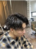 ツイストスパイラルパーマ/メンズカット/波巻きパーマ/札幌/大通
