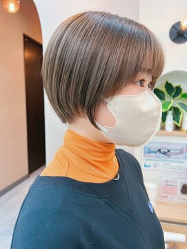 シビバイレボ(CIBI by revo) 地毛風カラー/ナチュラルレイヤーカット/ショートボブ[船橋]