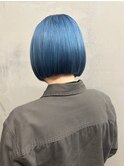 ハイトーンボブ/ブリーチカラー/ダブルカラー/縮毛矯正