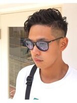 クレアメンズ 横浜能見台(CREA men's)&nbsp;メンズツーブロックショートレイヤースパイラルパーマイケメン