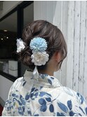 《 夏祭りヘアセット 》
