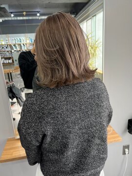 レブ 三条河原町(Reb,) 外ハネボブ×ラテカラー(ダブルカラー)