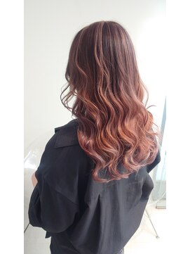 トパーズ(topaz) グラデーション＋ハイライト