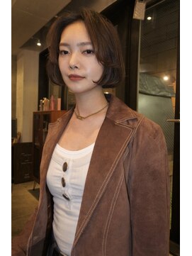 エクテ(ecouter) ノンジアミンカラー×ハンサムボブ