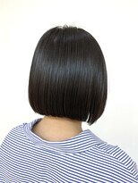 クオリス 上板橋店(QUALIS) 20代30代40代小顔切りっぱなし大人ボブイヤリングカラー