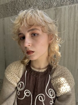 マグノリア(MAGNOLIA) ブリーチパーマ/ウルフパーマ/ウルフヘア/ブロンド/毛先カラー