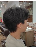 刈り上げの無いスタイル