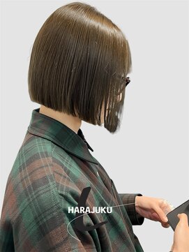 ラレイ ハラジュク(Lalei harajuku) 原宿切りっぱなしボブタッセルボブミニボブ10代20代30代40代50代