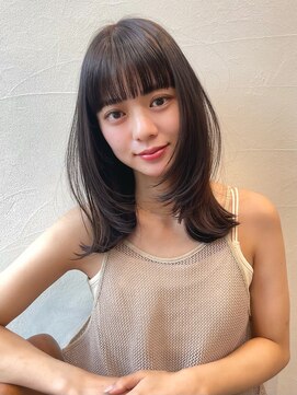 ユニカ バイ ベル 吉祥寺(unica by Belle) レイヤーカット/顔周りカット/ミディアムヘア