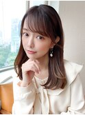 【NEW OPEN】小顔前髪あり後れ毛サイドバングメルティカラー