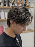 ハイライトセンターパートウルフ