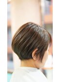 アッシュマットなグラデーションボブ